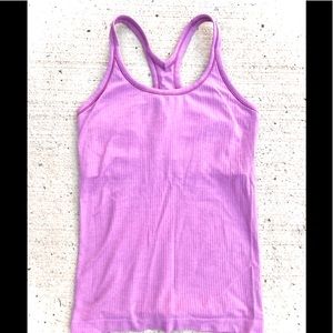 Pink Ribbed Lululemon Tank 💕